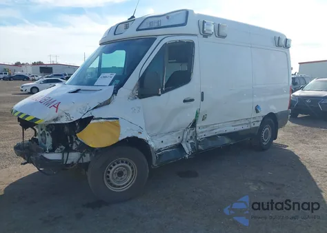 2019 Mercedes-Benz Sprinter 2500 Standard Roof V6 из США, поврежденный, VIN W1W4EBHY0KT019517